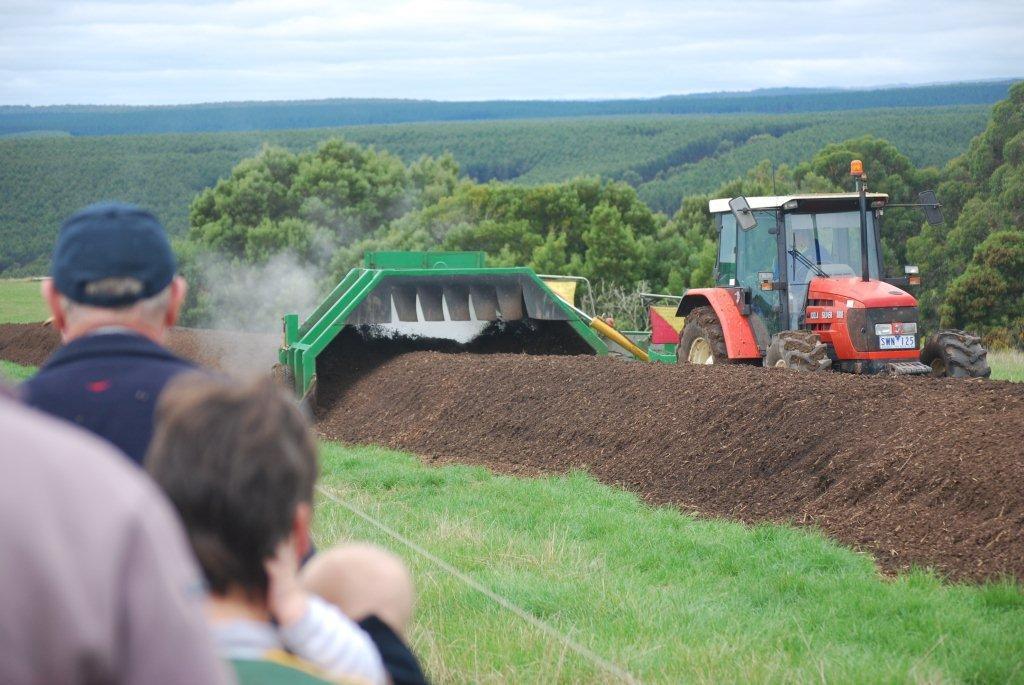 Turning compost is a vital part of the composting process