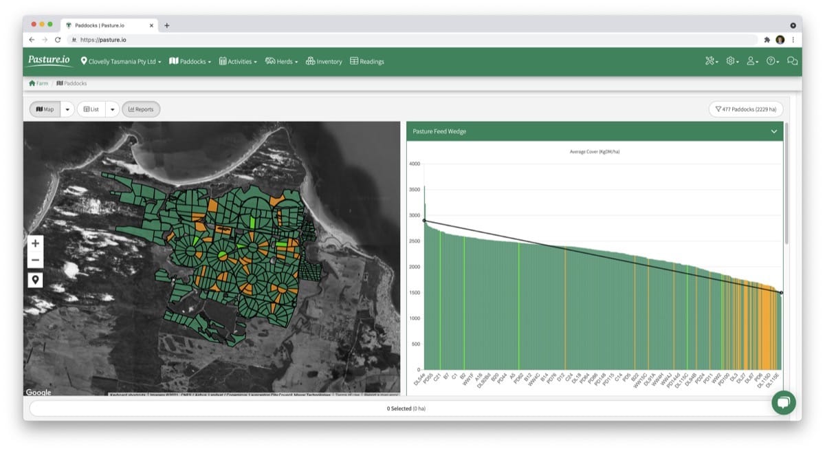 Viewing or communicating a farm map with other personel with key paddock activities is essential for compliance.