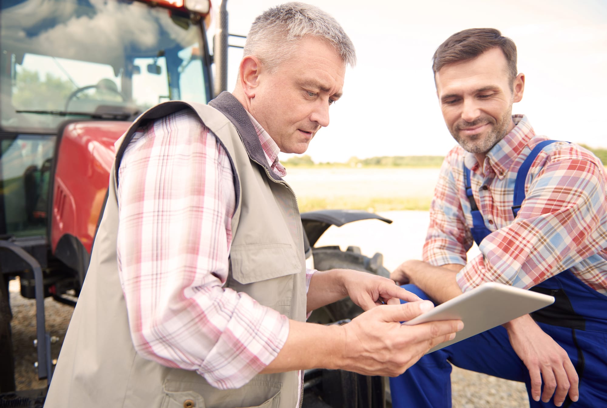 Successful farmers work on their business deploying sustainable strategies