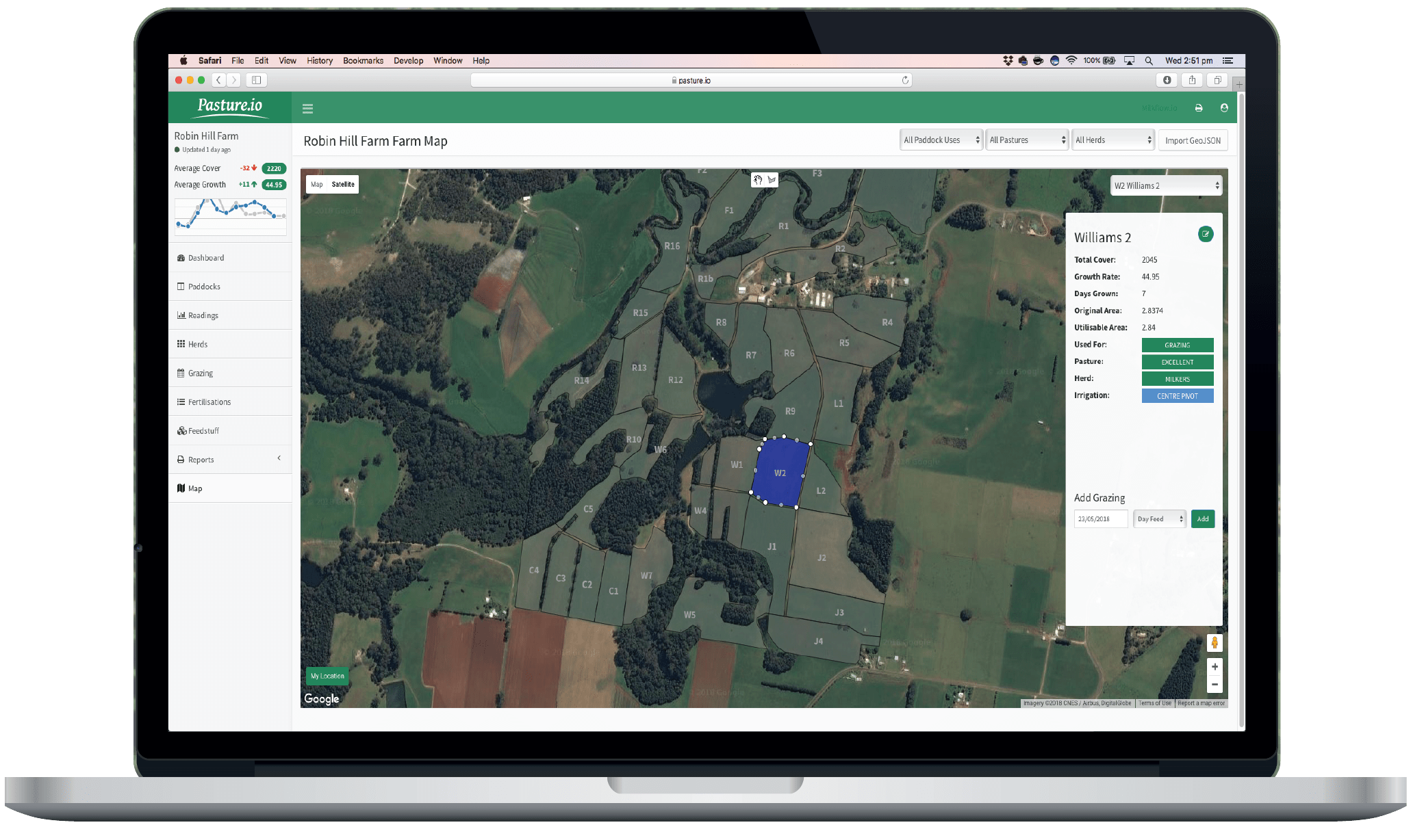 Pasture.io farm paddock mapping made practical