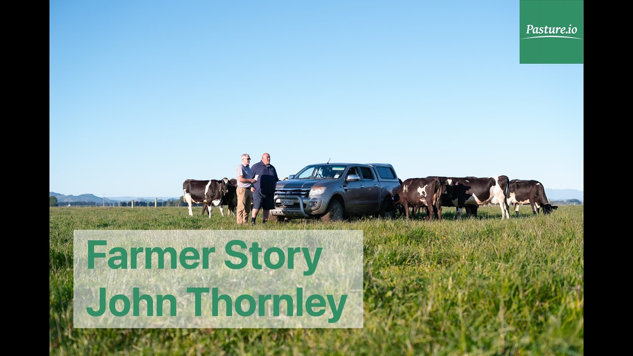 John Thornley dairy farmer video